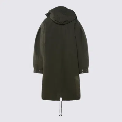 Ganni "tri-layer" Parka In Green