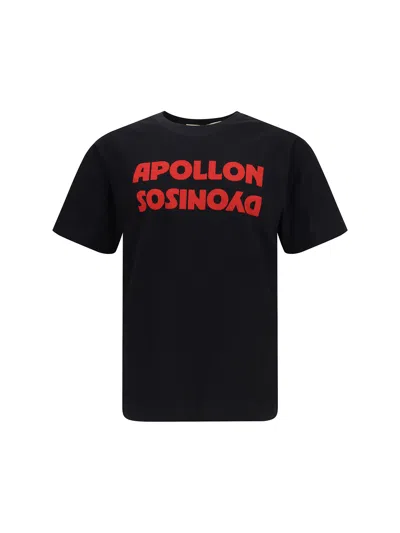 Valentino Garavani Printed Cotton T-shirt In Black