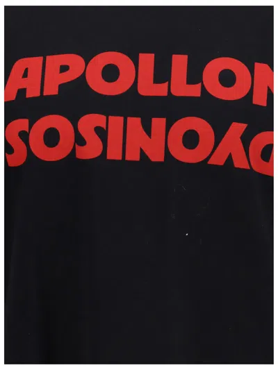 Valentino Garavani Printed Cotton T-shirt In Black