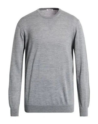 Gioferrari Man Sweater Grey Size 46 Merino Wool In Gray