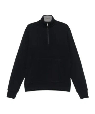Herno Piqué Sweatshirt In Black