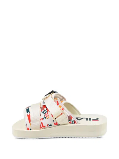 Fila Sol V2 "gardenia/june Bug/adobe" Slides In Multi