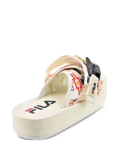 Fila Sol V2 "gardenia/june Bug/adobe" Slides In Multi
