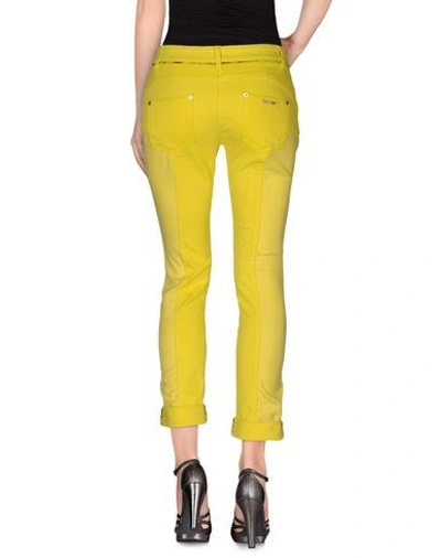 Shop Roberto Cavalli Jeans In Yellow