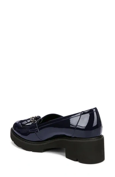 Naturalizer Desmond Womens Leather Penny Loafers In Blue