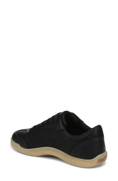 Dr. Scholl's Women's Be True Court Inspired Lace Up Sneakers In Black