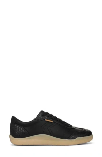 Dr. Scholl's Women's Be True Court Inspired Lace Up Sneakers In Black