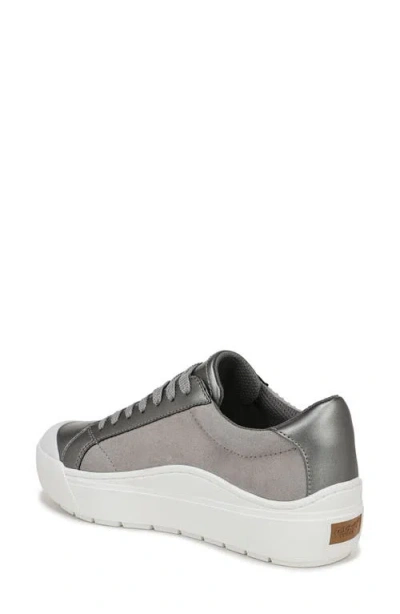 Dr. Scholl's Women's Time Off Lace Up Platform Sneakers In Gray