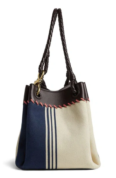 Bottega Veneta Large Parachute Cotton Canvas Shoulder Bag