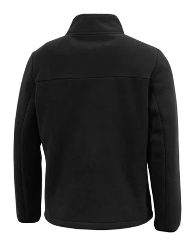 Benben Men Fleece Jacket Bonded Full Zip In Black