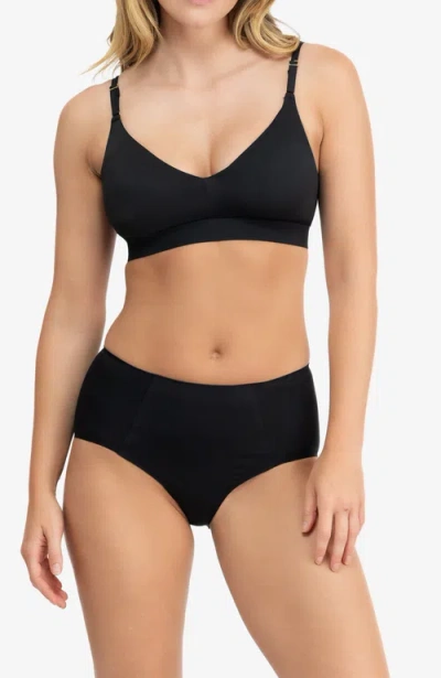 Uwila Warrior Soft Seamless High-waisted Brief In Black