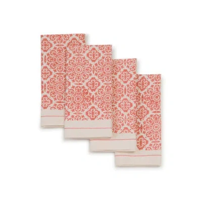 Sustainable Threads Hand Block Printed Napkins In Multi