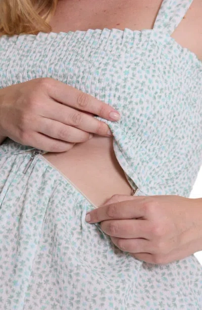 Cache Coeur Maternity And Nursing Top Ambre In Blue