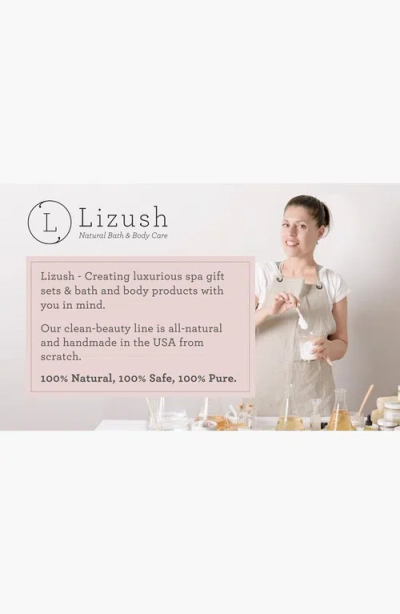 Lizush Reviving Set With Grapefruit Shea Butter And Body Scrub In Neutral