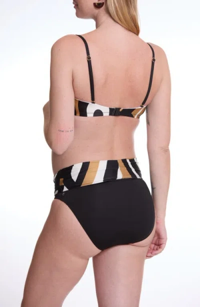 Cache Coeur Odéon Maternity Bikini In Black