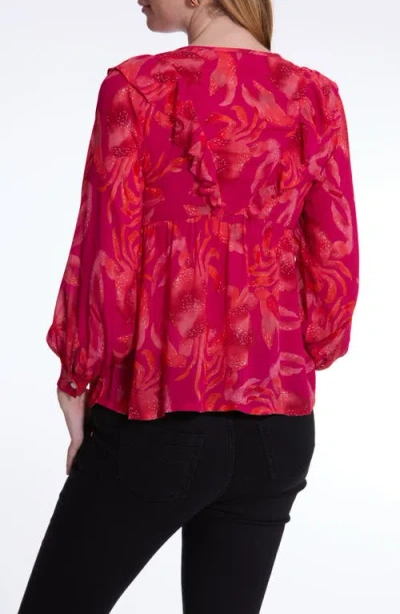 Cache Coeur Nori Maternity And Nursing Blouse In Multi