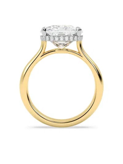 Tilla 14k Yellow Gold Lab-grown Diamond Ring In Gold