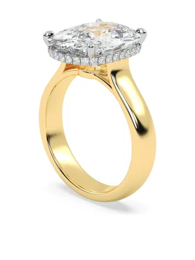 Tilla 14k Yellow Gold Lab-grown Diamond Ring In Gold
