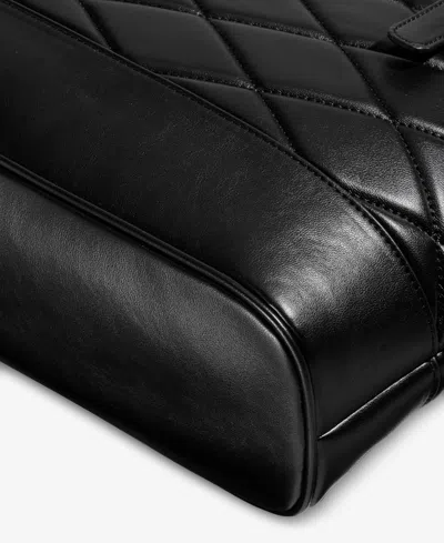 Giani Bernini Large Quilted Tulip Tote, Exclusively At Macy's In Black