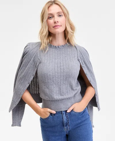 On 34th Trendy Plus Sleeveless Pointelle-knit Cami, Macy's Exclusive In Multi