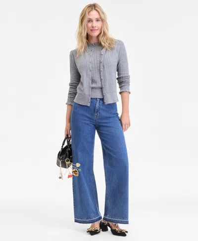 On 34th Trendy Plus Sleeveless Pointelle-knit Cami, Macy's Exclusive In Multi