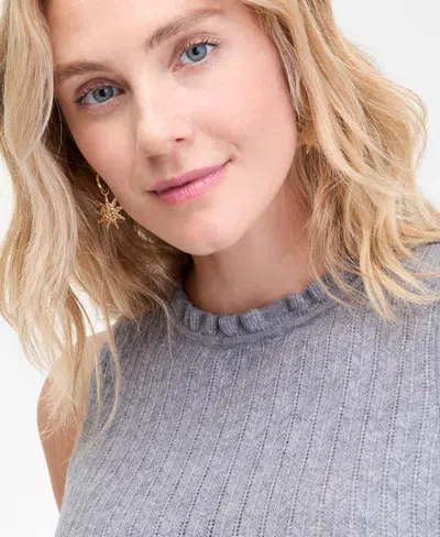 On 34th Trendy Plus Sleeveless Pointelle-knit Cami, Macy's Exclusive In Multi