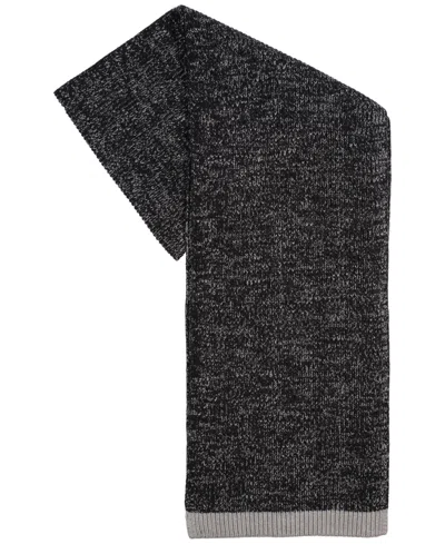 Alfani Men's Marl Tipped Scarf, Macy's Exclusive In Gray
