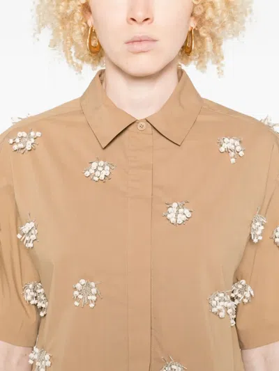 Simkhai Verziertes Hemd In Brown