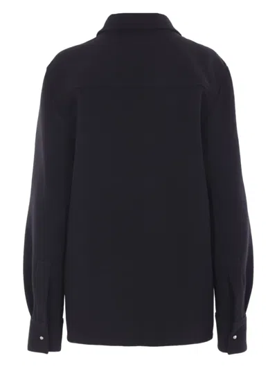 Jil Sander Long Sleeve Shirt In Black