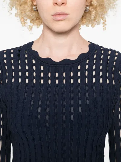 Simkhai Gerippter Pullover Mit Cut-outs In Black