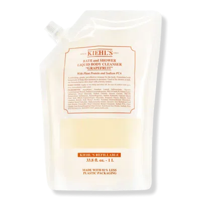 Kiehl's Since 1851 Bath And Shower Refillable Liquid Body Cleanser Refill In White