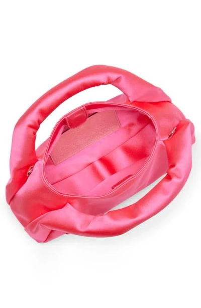 Stuart Weitzman The Moda Mini Satin Top-handle Bag