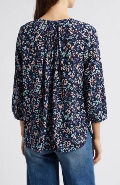Nydj Pintuck Blouse In Multi