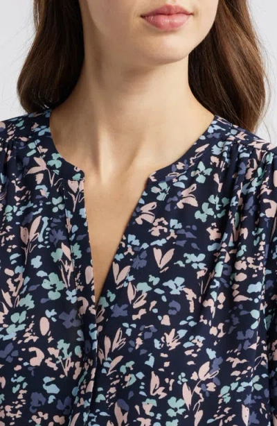 Nydj Pintuck Blouse In Multi