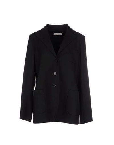 Jil Sander Blazer In Black