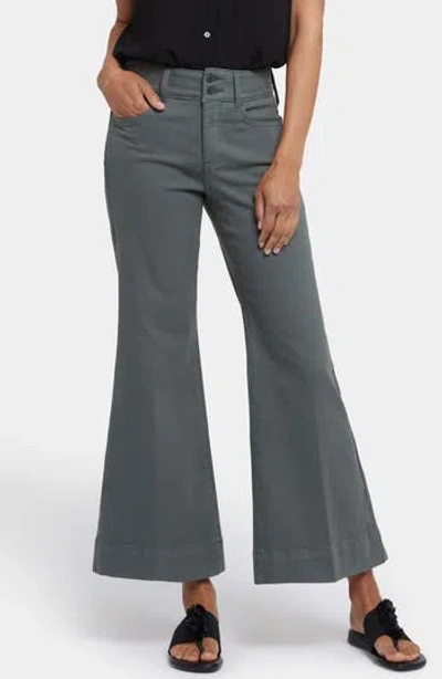 Nydj Mia Sage Leaf Palazzo Jean In Green