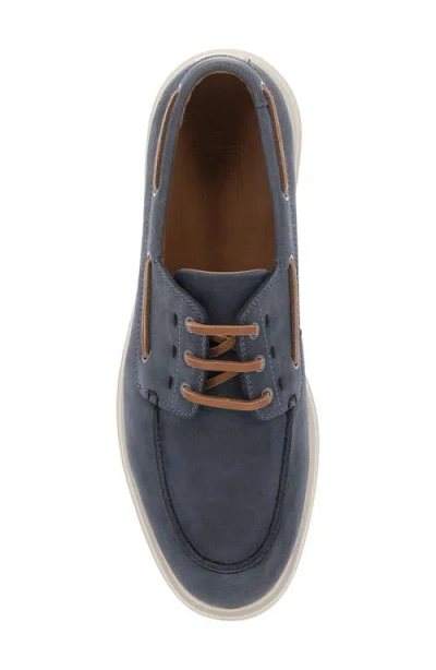 Frye Men's Connor Suede Boat Shoes In Blue