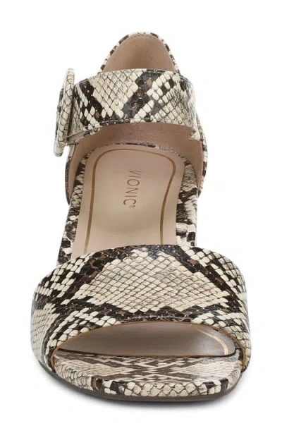 Vionic Chardonnay Block Heel Sandal In Multi
