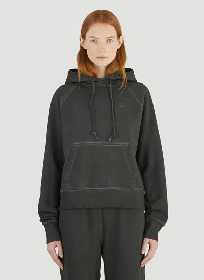 Helmut Lang Classic Hooded Sweatshirt In Black