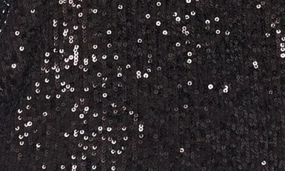 Vince Camuto Sequined Raglan Top In Black