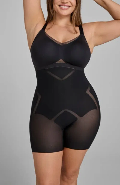 Honeylove Meshsculpt High Waist Shaper Shorts In Black