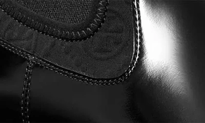 Tory Burch Black Leather And Fabric Chelsea Ankle Boots In Black