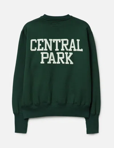 Unlikely Simple Sweat Crew "central Park" In Green