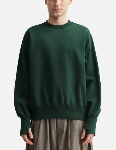 Unlikely Simple Sweat Crew "central Park" In Green