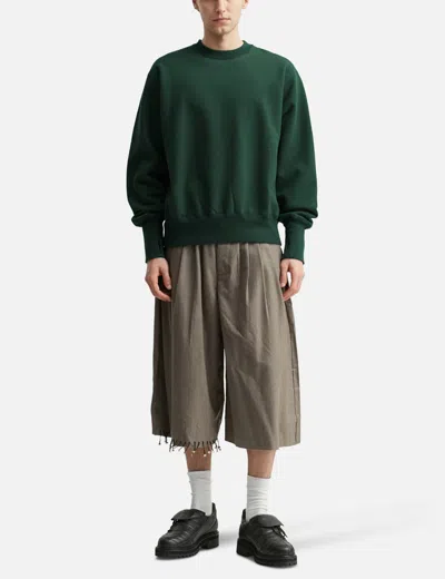 Unlikely Simple Sweat Crew "central Park" In Green