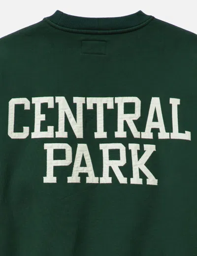 Unlikely Simple Sweat Crew "central Park" In Green