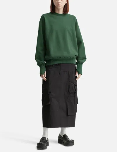 Unlikely Simple Sweat Crew "central Park" In Green