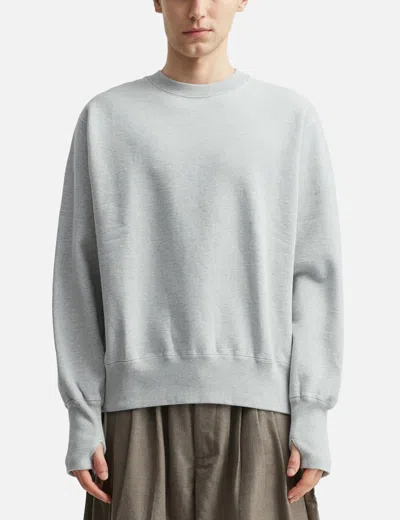 Unlikely Simple Sweat Crew "central Park" In Gray