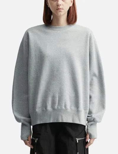 Unlikely Simple Sweat Crew "central Park" In Gray