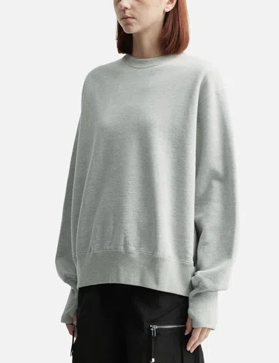 Unlikely Simple Sweat Crew "central Park" In Gray